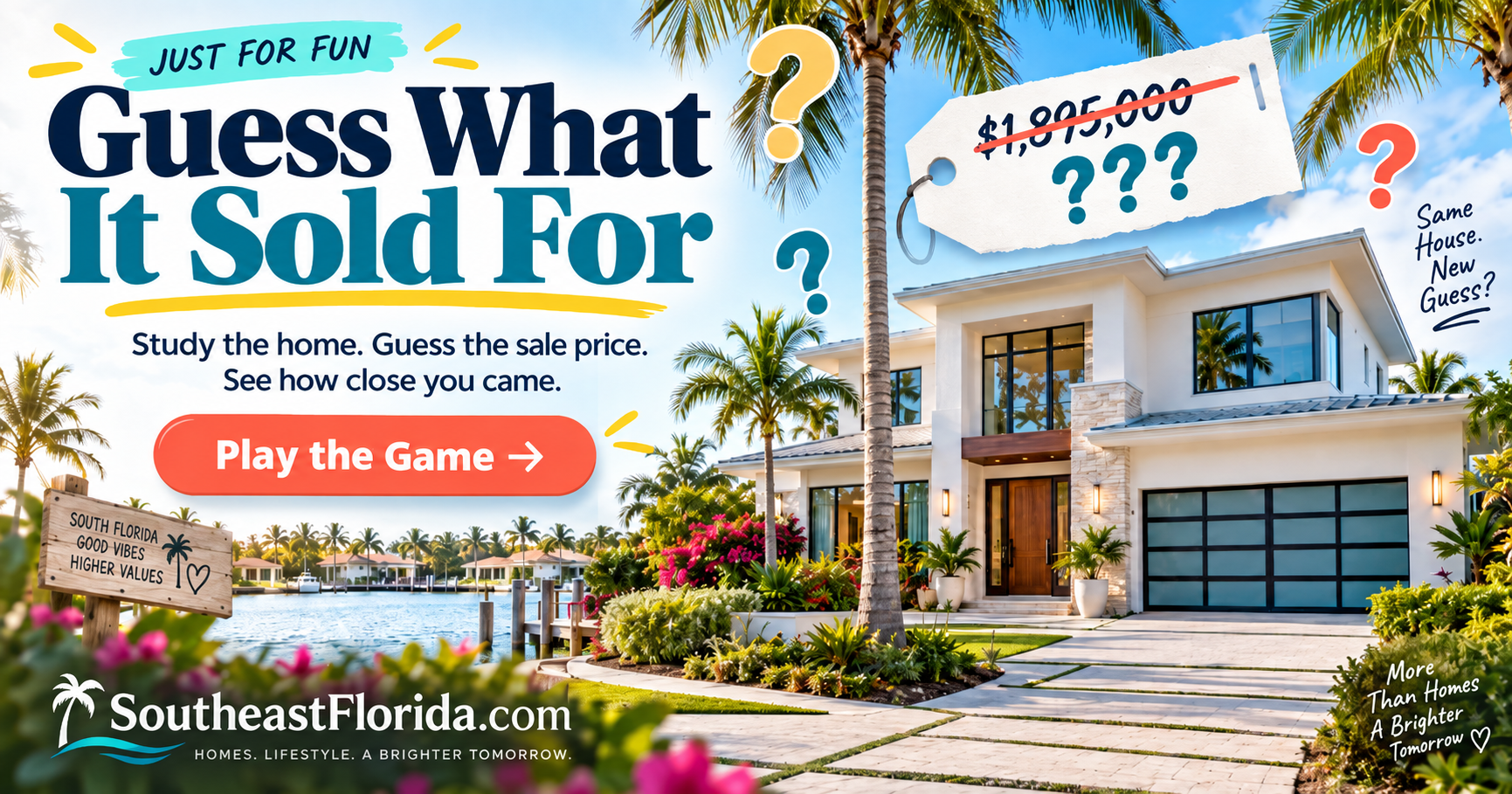 Guess What It Sold For, a South Florida real estate sale price guessing game